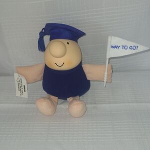 ZIGGY Vintage Graduation "Way To Go" Vinyl & Plush Toy Figure - NWT 1994
